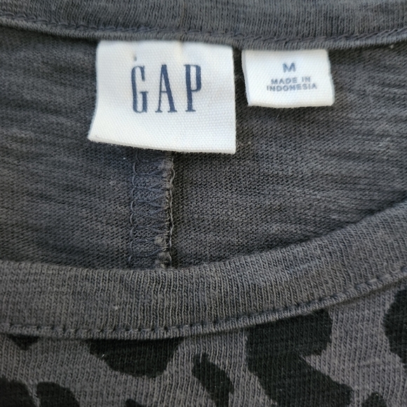 Gap leopard print pocket t-shirt dress size Medium - Picture 4 of 6